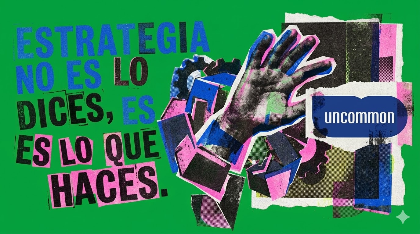 Estrategia no es lo que dices, es lo que haces